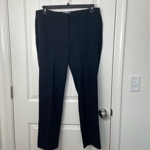 NWOT Jennifer Lopez women’s solid black stretch straight cut dress pants size 14